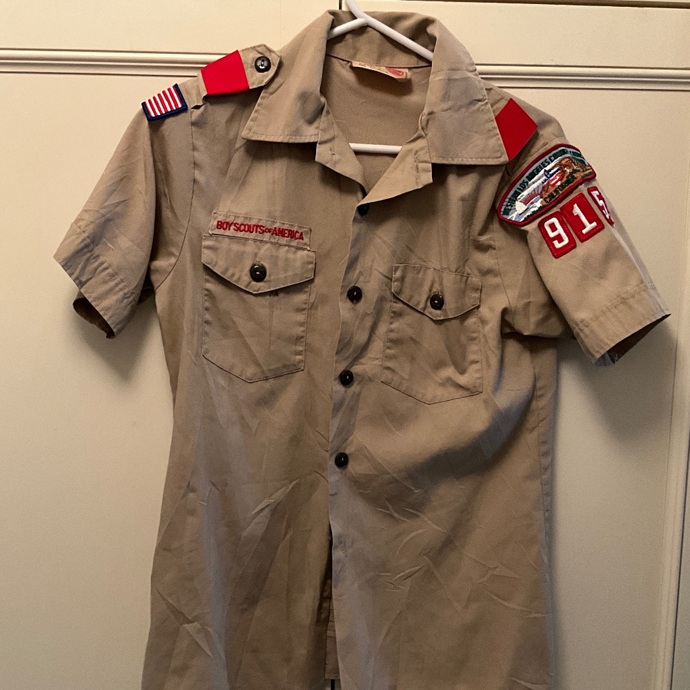 Vintage Official Boy Scouts Uniform Shirt